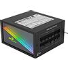 Aerocool MIRAGEGOLD 650W Alimentatore PC Modulare RGB 80 Plus Gold, Condensatori Giapponesi