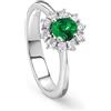 Love for Color Anello Salvini con Smeraldo e diamanti 20098472