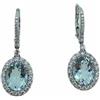 Orecchini Crivelli acquamarina e diamanti 212N237