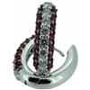 Orecchini Crivelli ovali rubini e brillanti 234-2802