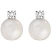 Daphne Orecchini Salvini perle e brillanti 0,06ct 20059143