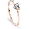 I Segni Anello Salvini Cuore Oro Rosa 20094178