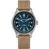 Khaki Field Titanium Auto Blu 42mm H70545540