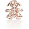 LE BRICIOLE ♡ Orecchino Bimbo Oro Rosa e Pavé di Diamanti LBB332