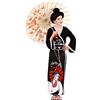 W WIDMANN MILANO Party Fashion - Set costume da geisha per bambini