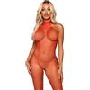 Leg Avenue Racer Neck Bodystocking 89304 Red