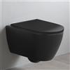Scarabeo Glam WC sospeso con sistema TWIST, 5201TW49+5535B49, Glam nero opaco [WC > WC Sospesi]