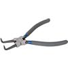 Silverline PL65 - Pinza per anelli Seeger, curva, per anelli interni, 180 mm