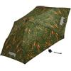 ergobag Ombrello da cartella per bambini, ultraleggero e piccolo con tasca, Ø90 cm ExBeardition - Olive