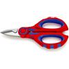 KNIPEX Forbici da elettricista rivestiti in materiale bicomponente, rinforzato in fibra di vetro 160 mm, 95 05 10 SB
