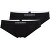 DSQUARED2 Confezione da 2 Slip di colore nero