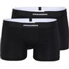 DSQUARED2 Confezione da 2 boxer di colore nero