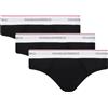 DSQUARED2 Confezione da 3 slip di colore nero