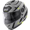 Givi CASCO MOD X21 EVO NUMBER GRIGIO OPACO NERO GIALLO | GIVI