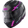 Givi CASCO MOD X21 EVO NUMBER LADY NERO OPACO TITANIO ROSA | GIVI