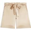 Freddy Pantaloni corti Donna Eleganti con chiusura a Fiocco