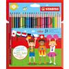 STABILO color - Matita colorata - Astuccio da 24 (20 base + 4 fluo) - Colori assortiti