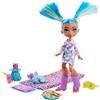 Mattel Cave Club -Playset Pigiamasauro Party con Bambola Tella, Cucciolo Dinosauro e Accessori, Giocattolo per Bambini 4+ Anni, GTH06