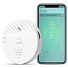 SENCKIT Allarme WiFi per porte e finestre: allarme intelligente per finestre, sensori di vibrazione con allarme da 130 dB e avvisi app gratuiti, compatibile con Alexa Google Home, sensore di allarme di