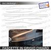 Adesivi replica fasce strisce Renault twingo kit completo colore grigio nebbia