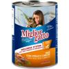 Morando Miglior Gatto Scatolette gatto patè con vitello e carote 405 g