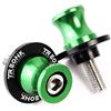 TREONK Motociclo Universale 8MM Nottolini M8 Supporto di Forcellone Posteriore delle Moto per Z650 Z900 Z900RS RS Z1000 Z1000SX VERSYS 650 ER6N SV650/S/A V-Strom 650 1000 DL650 (Verde)