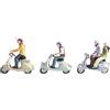 NOCH Scooter e piloti 4 personaggi con accessori HO