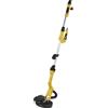 Güde GTBS 710 - Smerigliatrice per cartongesso (230 V, 710 W, 1200-2500 1/min, diametro disco 22,5 cm, telescopica, sostituzione piatto abrasivo senza attrezzi, con piatto rotondo e delta, set di