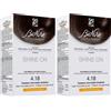 I.c.i.m. (Bionike) Internation BioNike SHINE ON 4.18 Castano Cioccolato Fondente Set da 2 2x50 ml Fluido