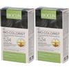 Ist.ganassini SpA BIOCLIN Bio-Colorist 5.24 Castano Chiaro Beige Rame (Cioccolato) Set da 2 2x1 pz Lozione per capelli