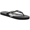 Emporio Armani Bold Eagle Logo Flip Flops, Flip-Flop Unisex - Adulto, Multicolore (Black+White), 38 EU