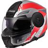 Ls2 Casco Moto Modulare P/J LS2 FF902 SCOPE II OXYD Grigio Rosso
