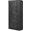 TANYO Cover Custodia Folio in Pelle per Oppo Realme 7 5G (Not for 4G Version), Premium PU/TPU Portafoglio Case con Slot per Schede, Flip Wallet Libro - Nero
