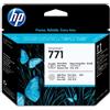 HP CE020a Testina di Stampa Originale Ink Originale 771 Nera per Foto Grigio Chiaro per HP DesignJet Z6200 Z6800