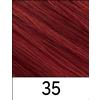 Sohair Hair Extension Hair Extension Cheratina Capelli Naturali Sohair Remy\'s 2002M Lisci 40/45cm - 25 ciocche 35 - Rosso Intenso