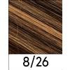 Sohair Hair Extension Hair Extension con Clip capelli naturali Easy20 Sohair 50/55 cm - 17,5g 8/26 - Castano/Biondo Chiaro Dorato