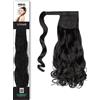 Sohair Hair Extension Coda Extension Capelli Ondulati Ariana Wavy Style in Fibra Sintetica 60cm 8 - Biondo Scuro