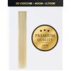 Sohair Hair Extension Hair Extension Cheratina Premium Capelli Naturali Sohair Lisci 40cm 0,70g - 20 ciocche 6/1001 - Castano/Biondo Platino