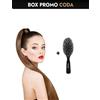 Sohair Hair Extension Coda Extension Capelli Lisci Ariana in Fibra sintetica 60cm + Spazzola per Extension 8 - Biondo Scuro