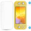 Hioip Custodia in TPU da per Switch Lite 2019, 1pc Cover Morbida TPU Trasparent con 2 HD Chiaro Proteggi Schermo in Vetro Temperato e 2 Tappi, Cover con Assorbimento degli Urti e Anti-Graffio (Blu)