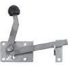 Connex HVRJ20066 HVRJ20066-Trappola, 80 x 55 mm, con Gancio, pomello e chiavistello per cancello da Giardino, in Acciaio Inox, Zincato Blu