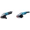 Makita 9565CVR - Mini-amoladora 125 mm 1400W 2800-11000 rpm 2.2 kg sjs sar makpower + Makita GA9050R Smerigliatrice Angolare, 230 mm, 2000 W