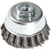TIVOLY Xt20211000370 - Spazzola tagliente M14 per smerigliatrice, filo in acciaio intrecciato, grosso scapaggio del metallo, Ø 65 mm abrasivi