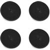Ruimou 4 clip nere per tappetini auto (62,2 x 20 mm) 9171368-106480 -11/51477056606 compatibili con BMW Serie Cars