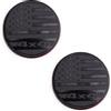 Generic 2pcs Bandiera Americana Emblema 4X4 Auto Sticker Adatto Per Tutte Le Auto Decalcomania Auto (Nero)
