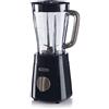 Ariete 576 Frullatore Breakfast, Frullatore, 500W, 4 lame in acciaio inox, 2 velocità + Funzione Pulse, Capacità 1,5 L, Piedini antiscivolo, Coperchio superiore, Dark Grey