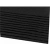 cyclingcolors 2x Foglio di Feltro Hobby Artigianato Cucito Scrapbooking Arte Artigianato Decorazione Decoupage A4 20x30cm spessore 1,1-1,4mm Poliestere 166 g/m² - nero