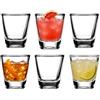 Premier Housewares - Bicchieri da shot trasparenti, 5 x 5 x 5 cm