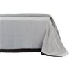 Estoralis ESPIGA Plaid Multiuso, Cotone, Marrone, 230 x 260 cm