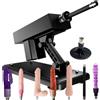 AMAZBEE Macchina del sesso per le donne Macchina automatica di spinta con dildo realistici Giocattoli del sesso per adulti Macchine di vibrazione con allegati (8pcs Accessories)